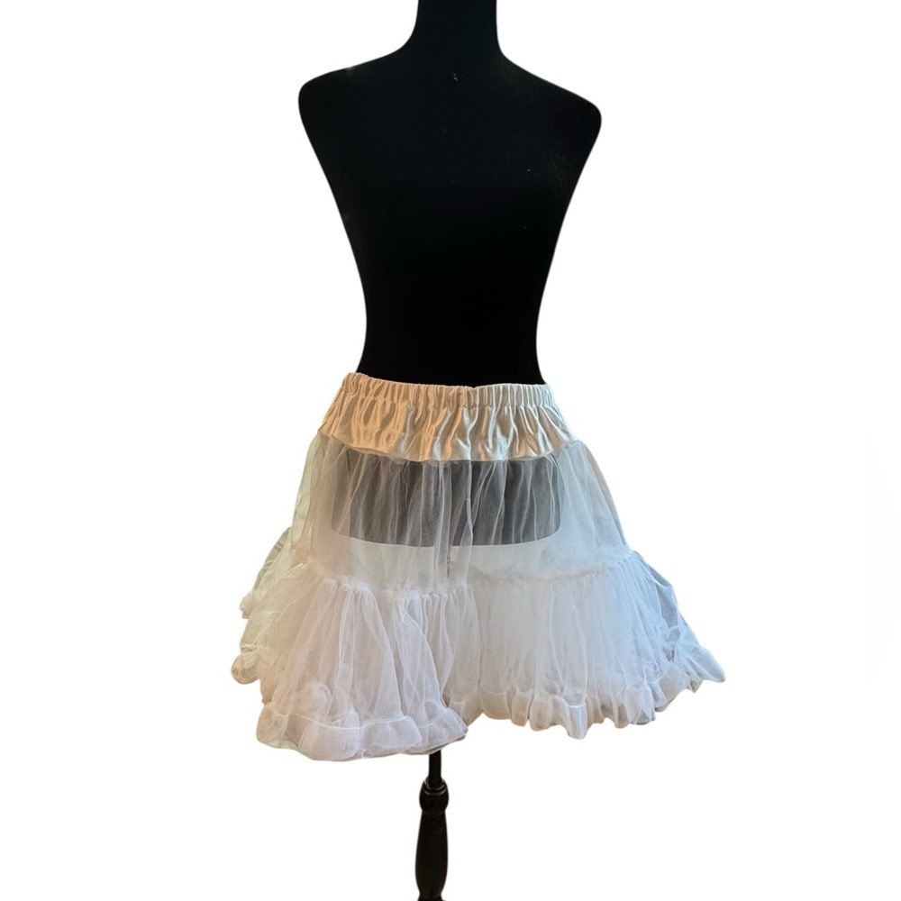 White‎ Tulle Costume Skirt​